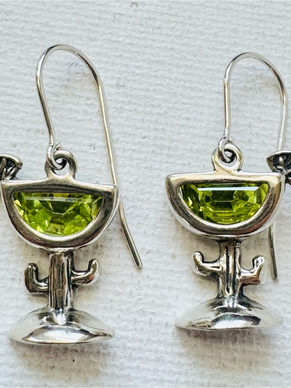 NWOT With Box! Silpada Margarita-Ville Peridot Earrings Sterling Silver Women's